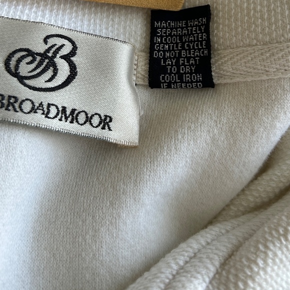 The Broadmoor Sweatshirt Mens XL Quarter Zip Resort Mock Pullover Brushed Knit - Picture 7 of 7